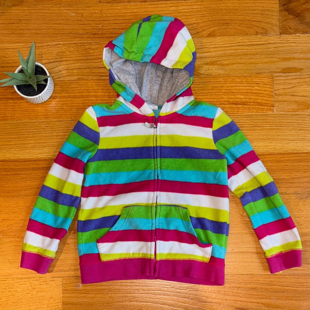 4/$21 4T Carter’s Rainbow Striped Kids Hoodie
